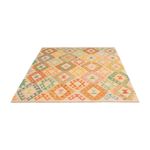 Kelim Rug - Splash - 198 x 149 cm - colorful