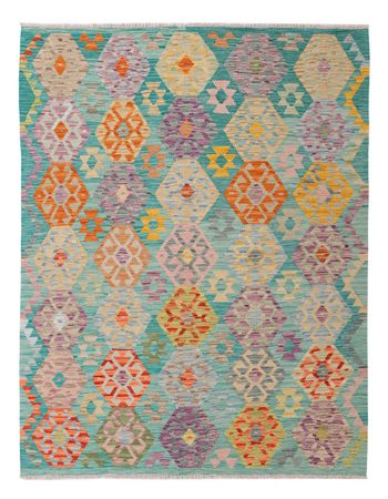 Kelimteppe - Splash - 193 x 151 cm - farget