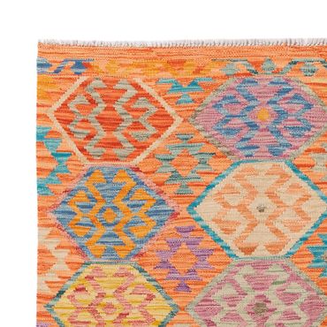 Kelimský koberec - Splash - 195 x 149 cm - barevné