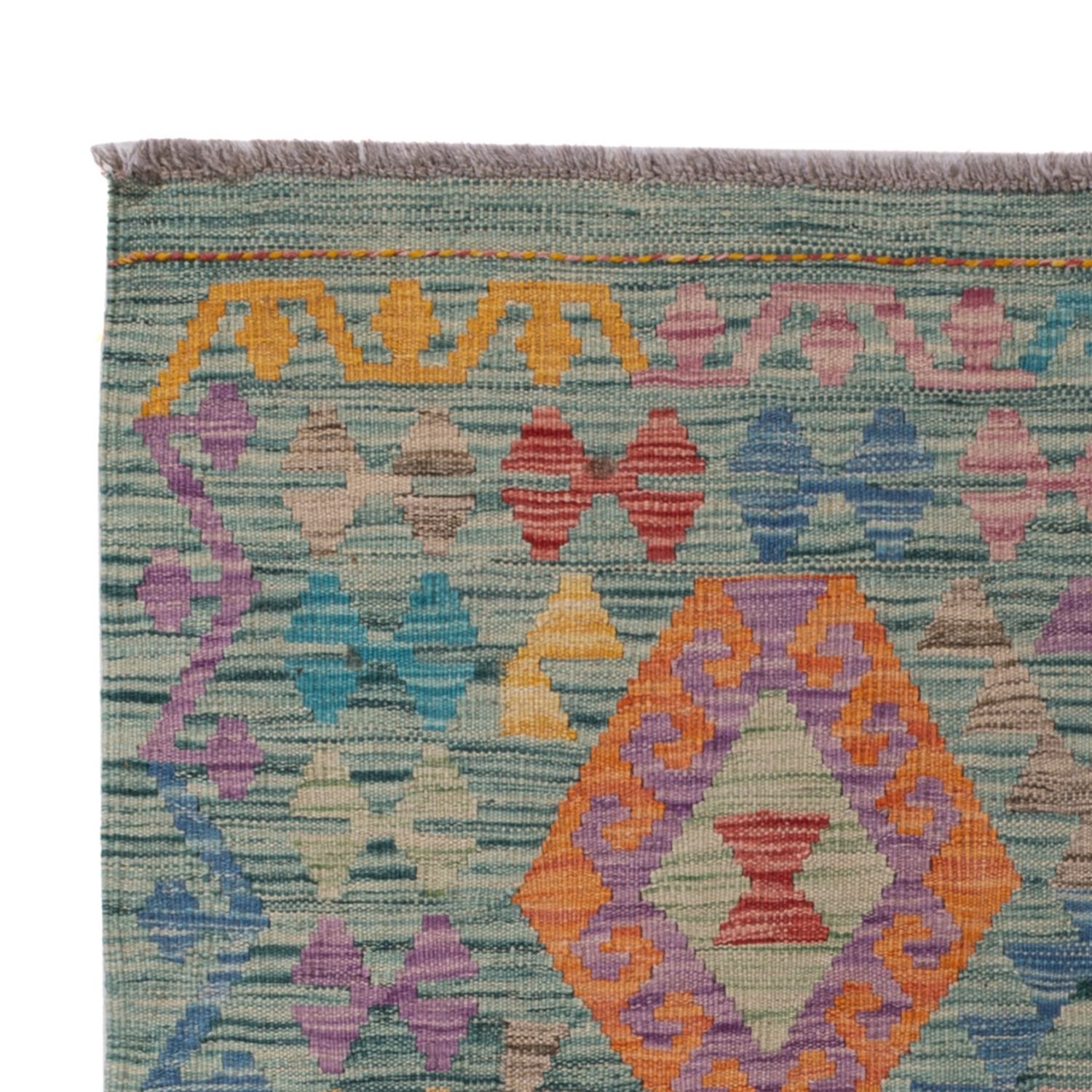 Kelimteppe - Splash - 167 x 106 cm - farget