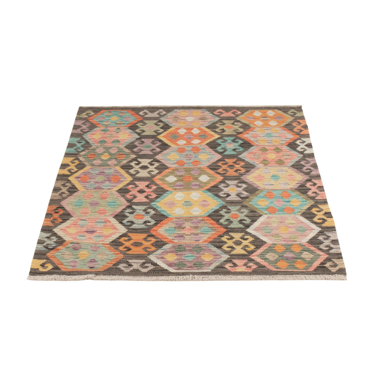 Kelim Rug - Splash - 151 x 104 cm - colorful