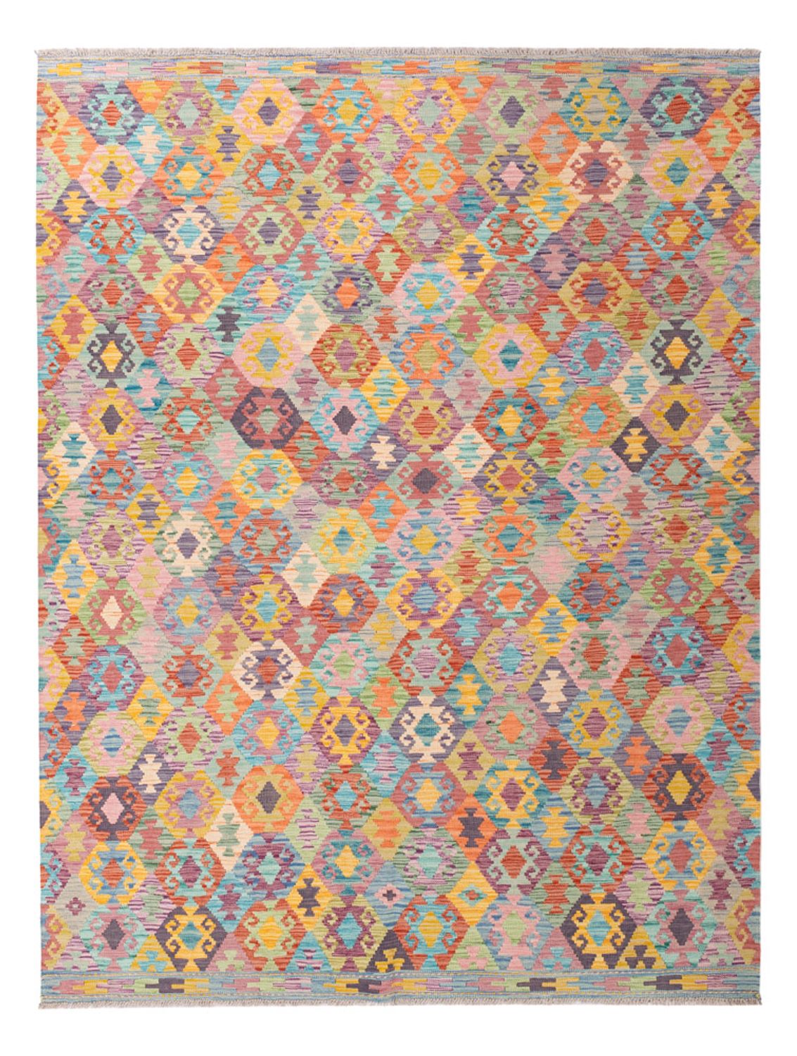 Dywan Kelim - Splash - 246 x 188 cm - kolorowe