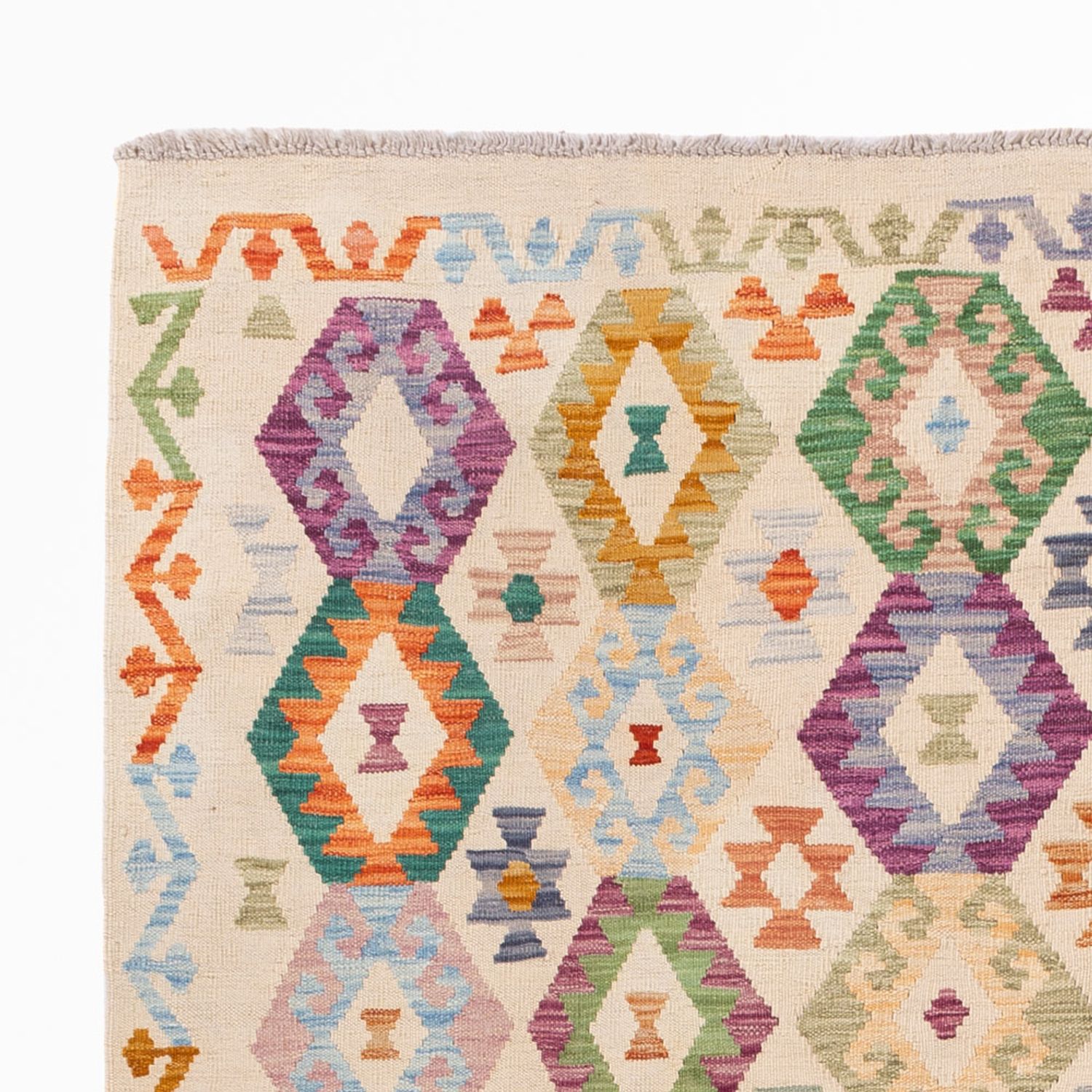 Kelim Rug - Splash - 240 x 177 cm - colorful