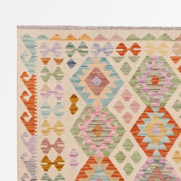Kelimteppe - Splash - 253 x 174 cm - farget