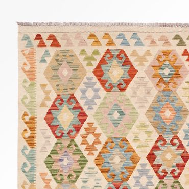 Kelimský koberec - Splash - 247 x 181 cm - barevné