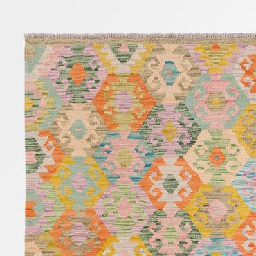 Tapete Kelim - Splash - 248 x 173 cm - colorido