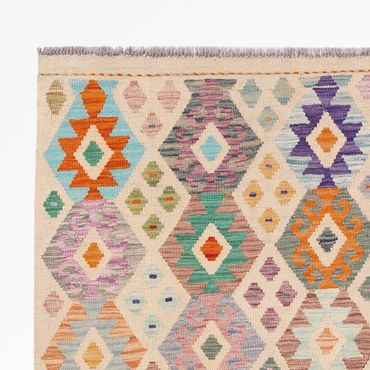 Kelimteppe - Splash - 241 x 171 cm - farget