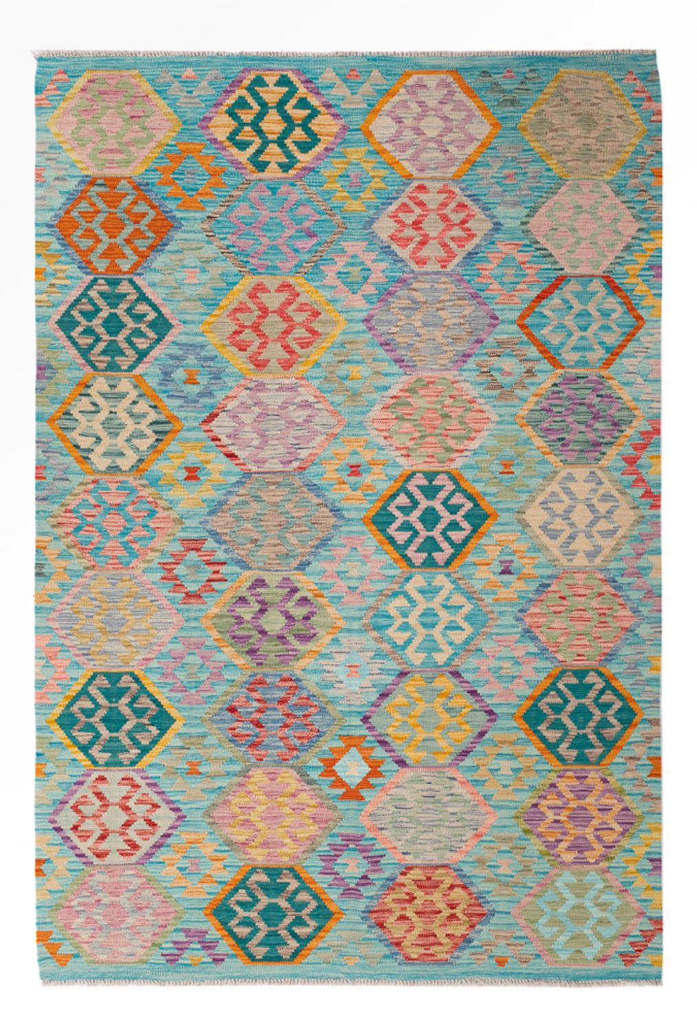 Dywan Kelim - Splash - 250 x 170 cm - kolorowe