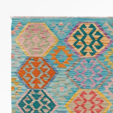 Kelimský koberec - Splash - 250 x 170 cm - barevné