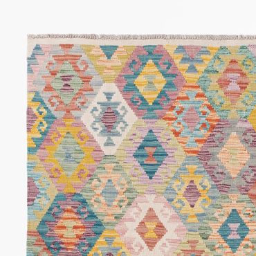 Tapete Kelim - Splash - 241 x 182 cm - colorido