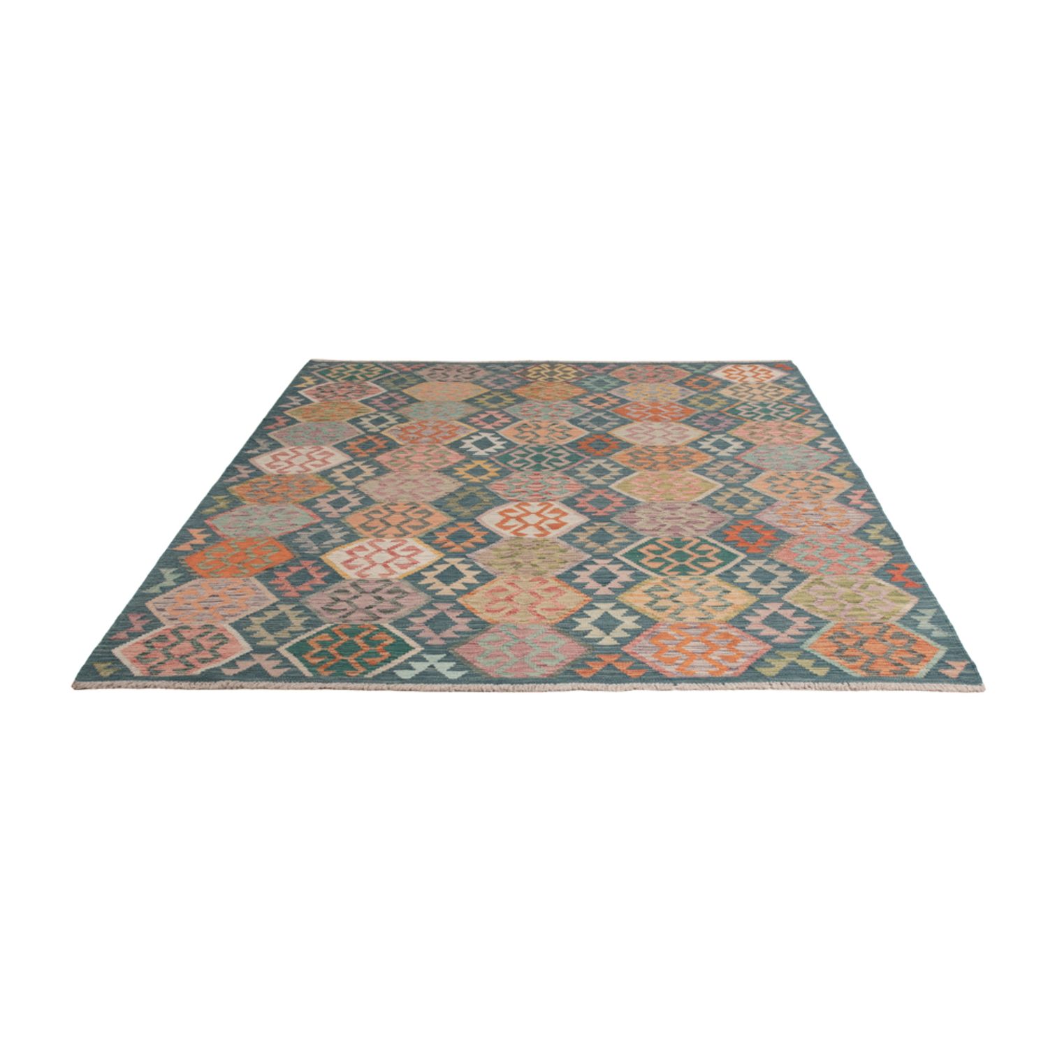 Kelim Rug - Splash - 245 x 180 cm - colorful