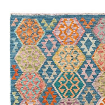 Kelimteppe - Splash - 245 x 180 cm - farget