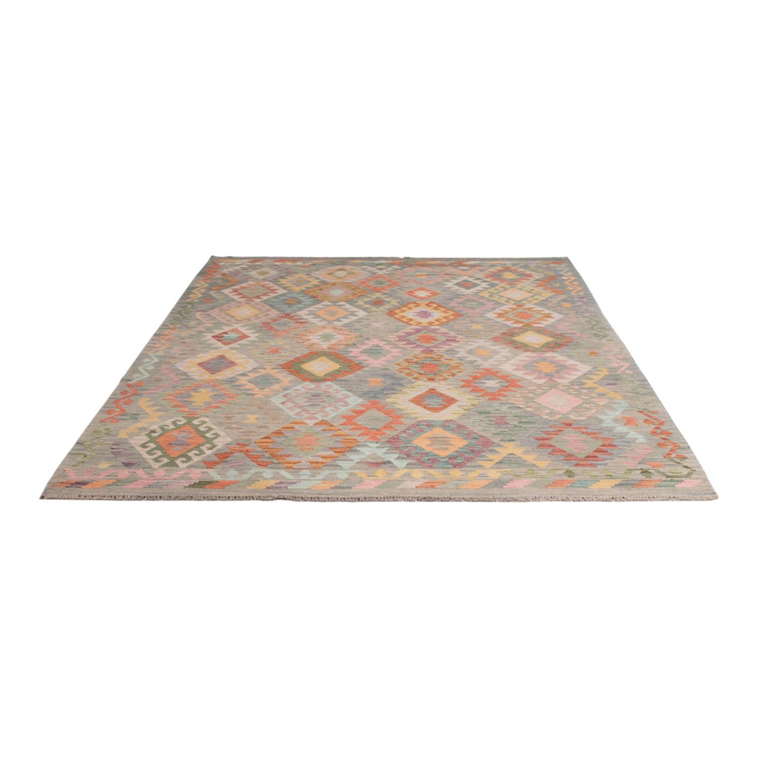 Kelim Rug - Splash - 248 x 172 cm - colorful