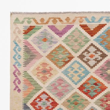 Kelimteppe - Splash - 243 x 170 cm - farget