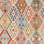 Kelim Rug - Splash - 251 x 179 cm - colorful