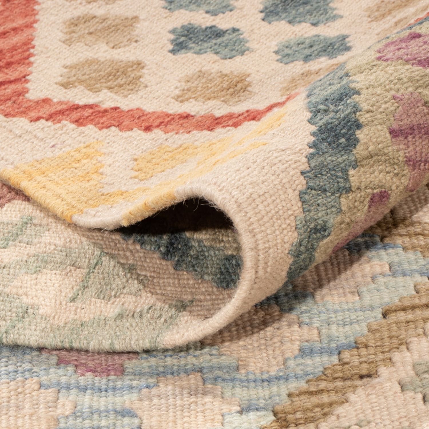 Kelim Rug - Splash - 235 x 176 cm - colorful