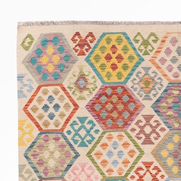 Tapete Kelim - Splash - 235 x 176 cm - colorido