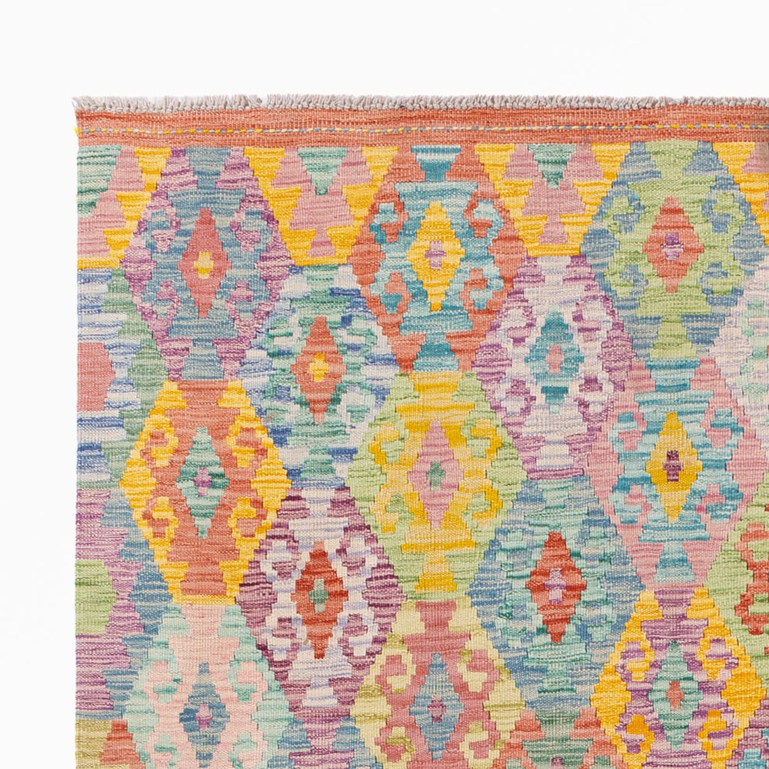 Kelimteppe - Splash - 245 x 177 cm - farget