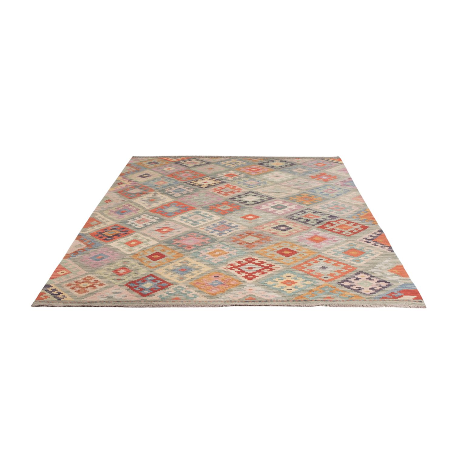 Kelim Rug - Splash - 250 x 175 cm - colorful