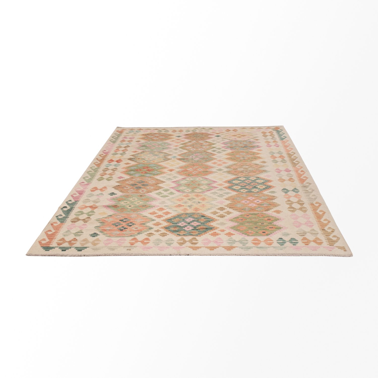 Kelim Rug - Splash - 244 x 170 cm - colorful