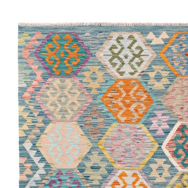 Tapete Kelim - Splash - 254 x 180 cm - colorido