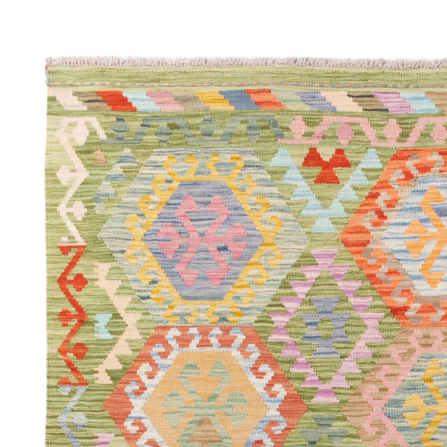 Kelim Rug - Splash - 249 x 177 cm - colorful