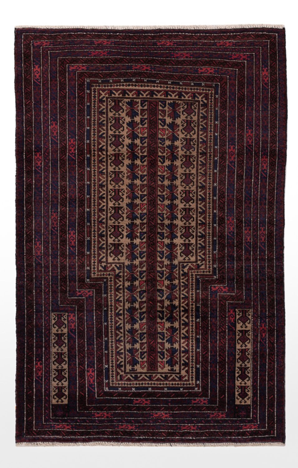 Baluch-matta - 148 x 90 cm - grädde