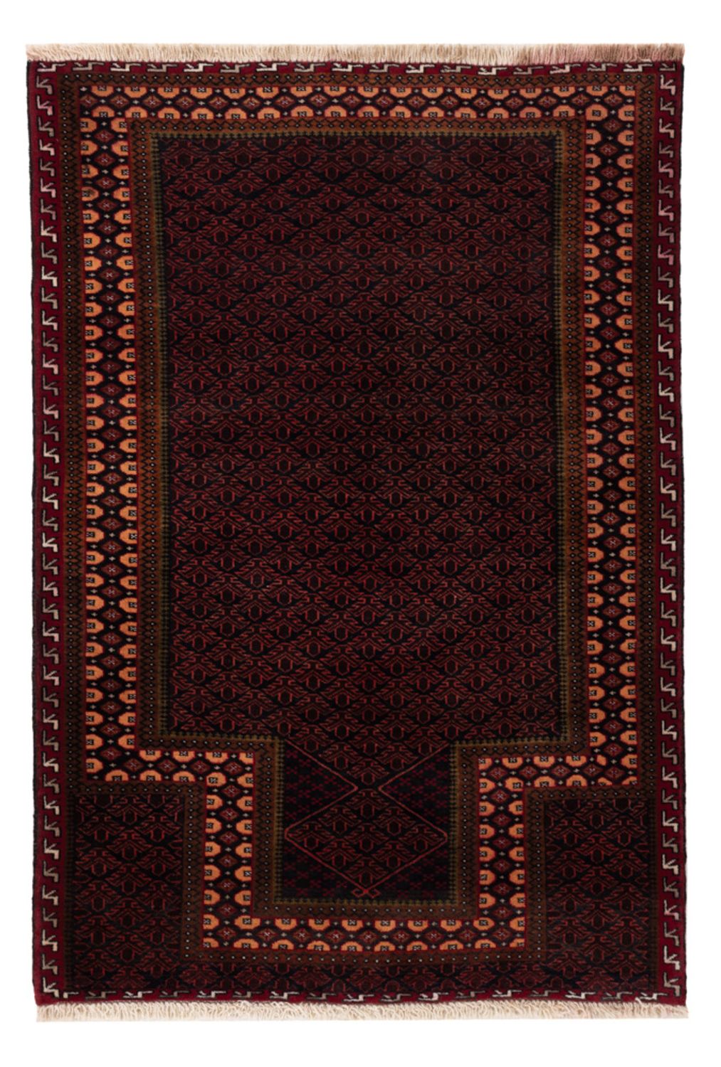 Baluch-matta - 140 x 96 cm - röd
