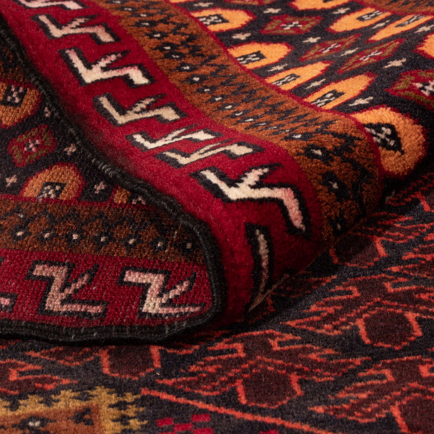 Baluch-matta - 140 x 96 cm - röd