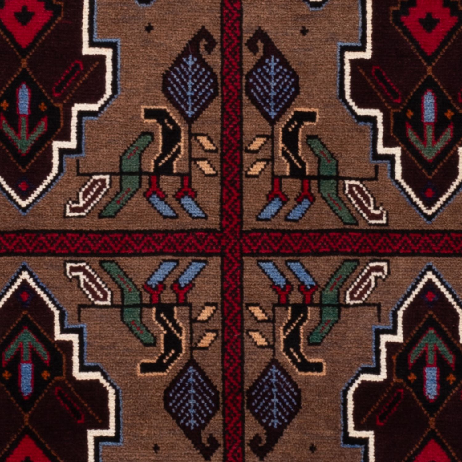 Baluch tapijt - 140 x 90 cm - veelkleurig