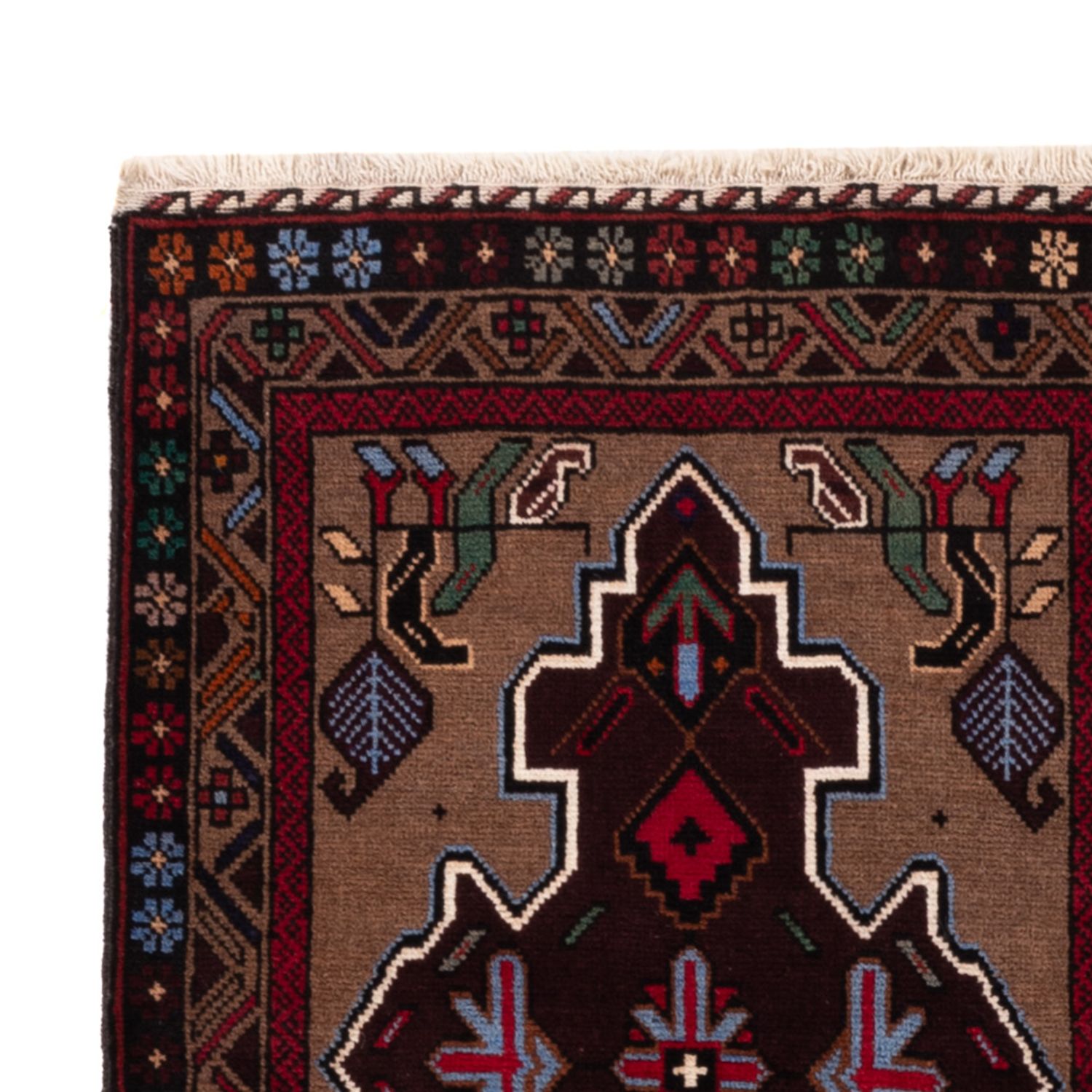 Baluch tapijt - 140 x 90 cm - veelkleurig