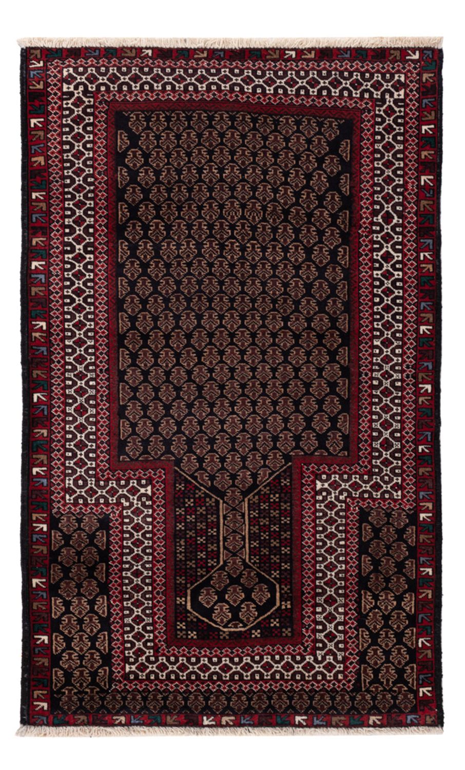 Baluch-matta - 140 x 90 cm - flerfärgad