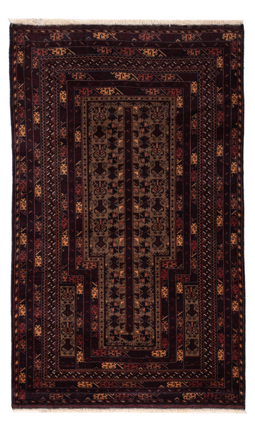 Baluch-matta - 140 x 90 cm - flerfärgad