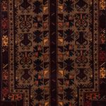 Baluch-matta - 140 x 90 cm - flerfärgad