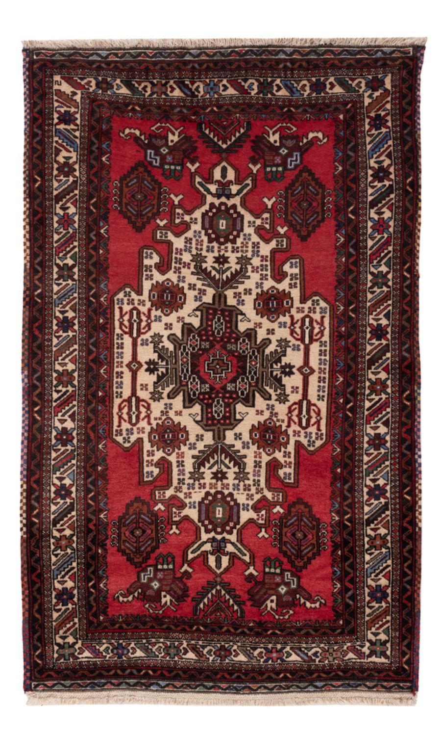 Baluch-matta - 140 x 90 cm - röd