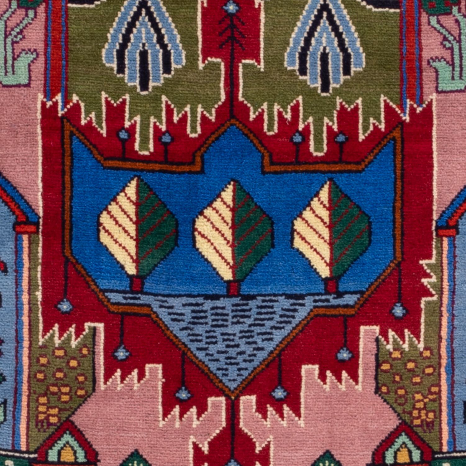 Balúčský koberec - 140 x 90 cm - modrá