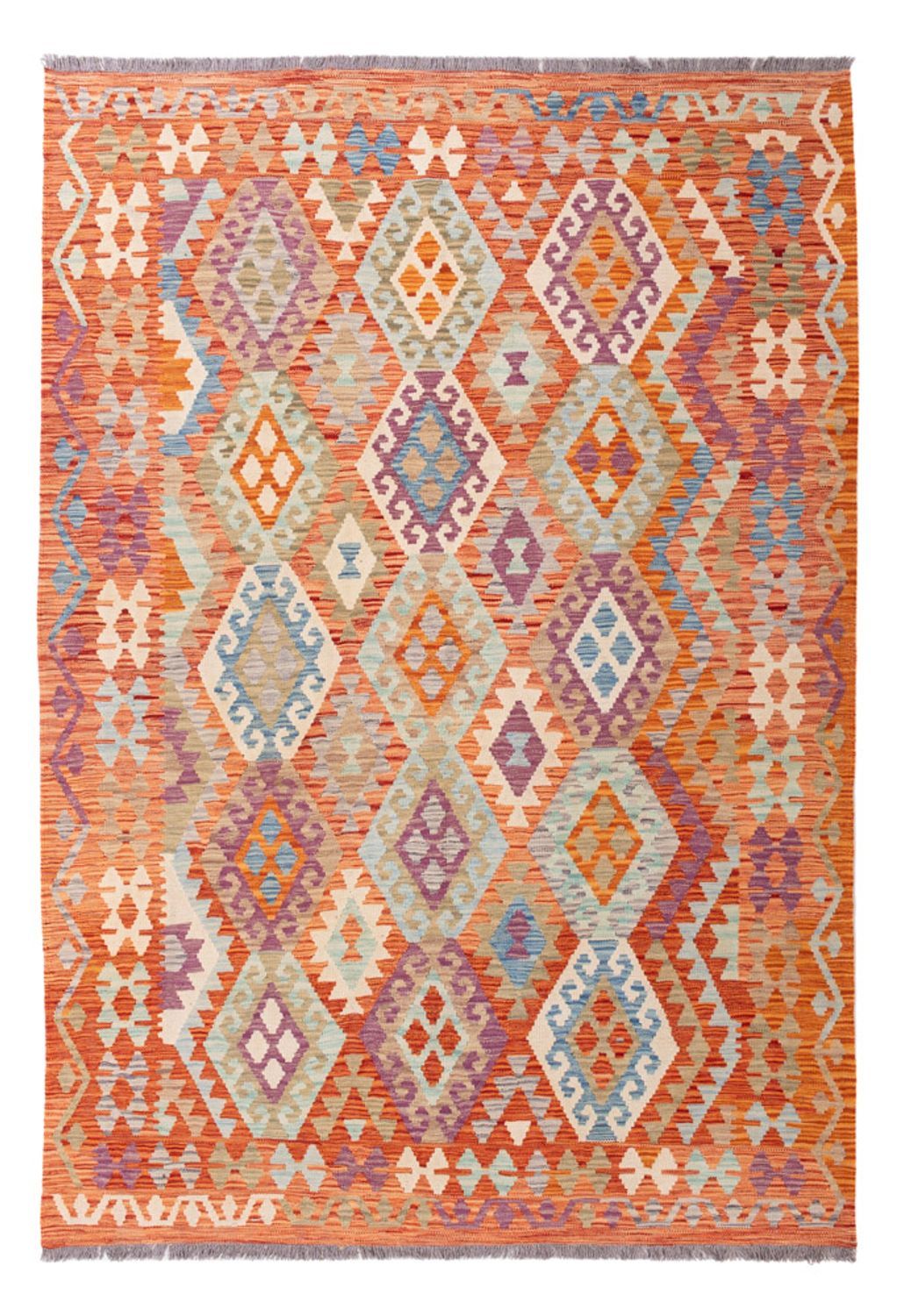 Dywan Kelim - Splash - 255 x 178 cm - kolorowe