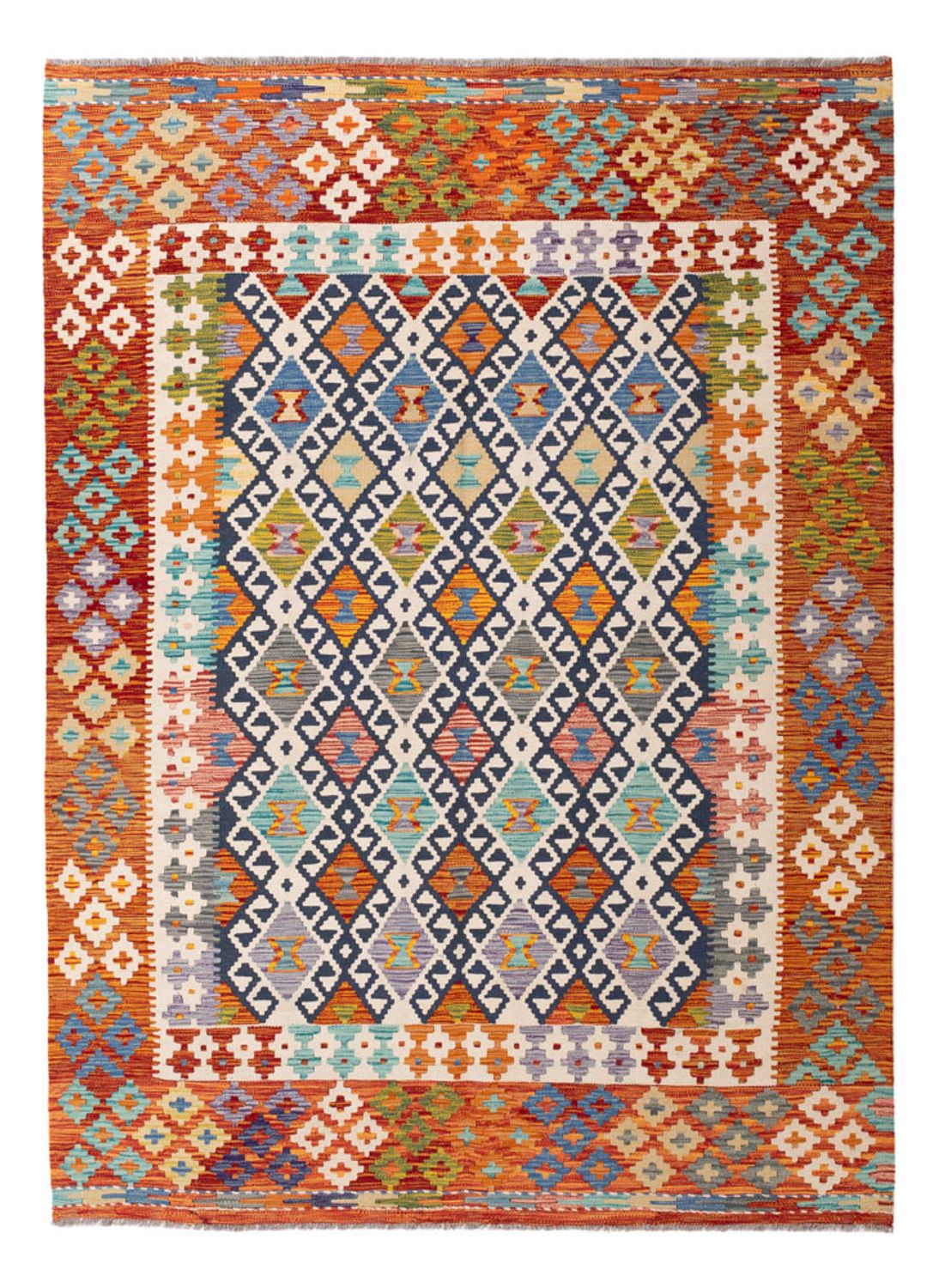 Dywan Kelim - Splash - 236 x 176 cm - kolorowe