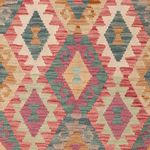 Kelim Rug - Splash - 202 x 153 cm - colorful
