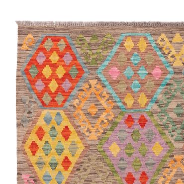Kelimský koberec - Splash - 197 x 158 cm - barevné