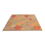 Kelim Rug - Splash - 197 x 158 cm - colorful