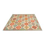 Kelim Rug - Splash - 209 x 158 cm - colorful