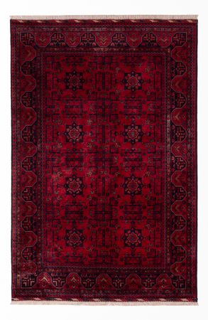 Afghan Rug - Royal - 150 x 98 cm - red