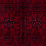 Dywan afgański - Royal - 146 x 99 cm - czerwony