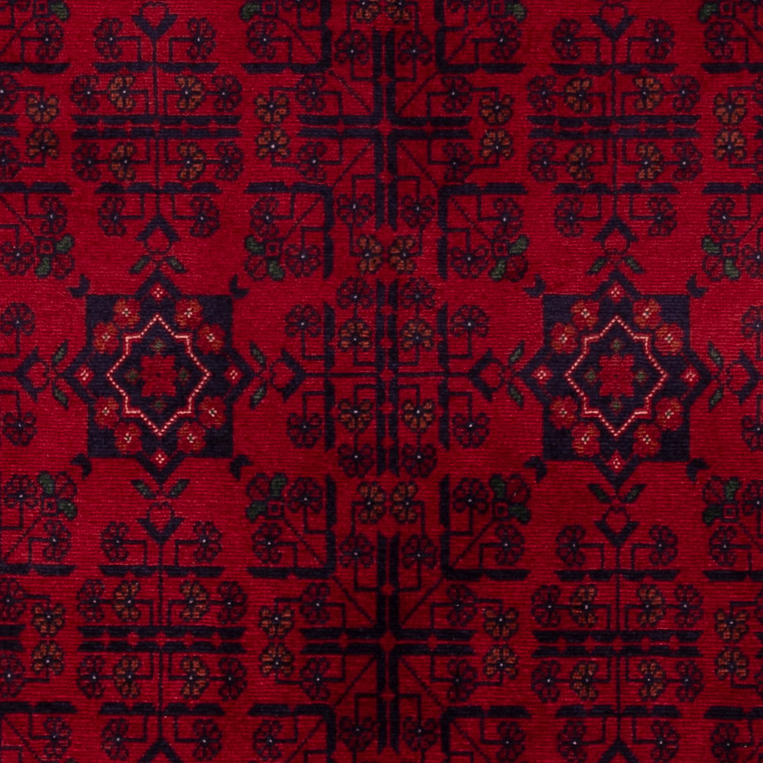 Afghan Rug - Royal - 146 x 100 cm - red