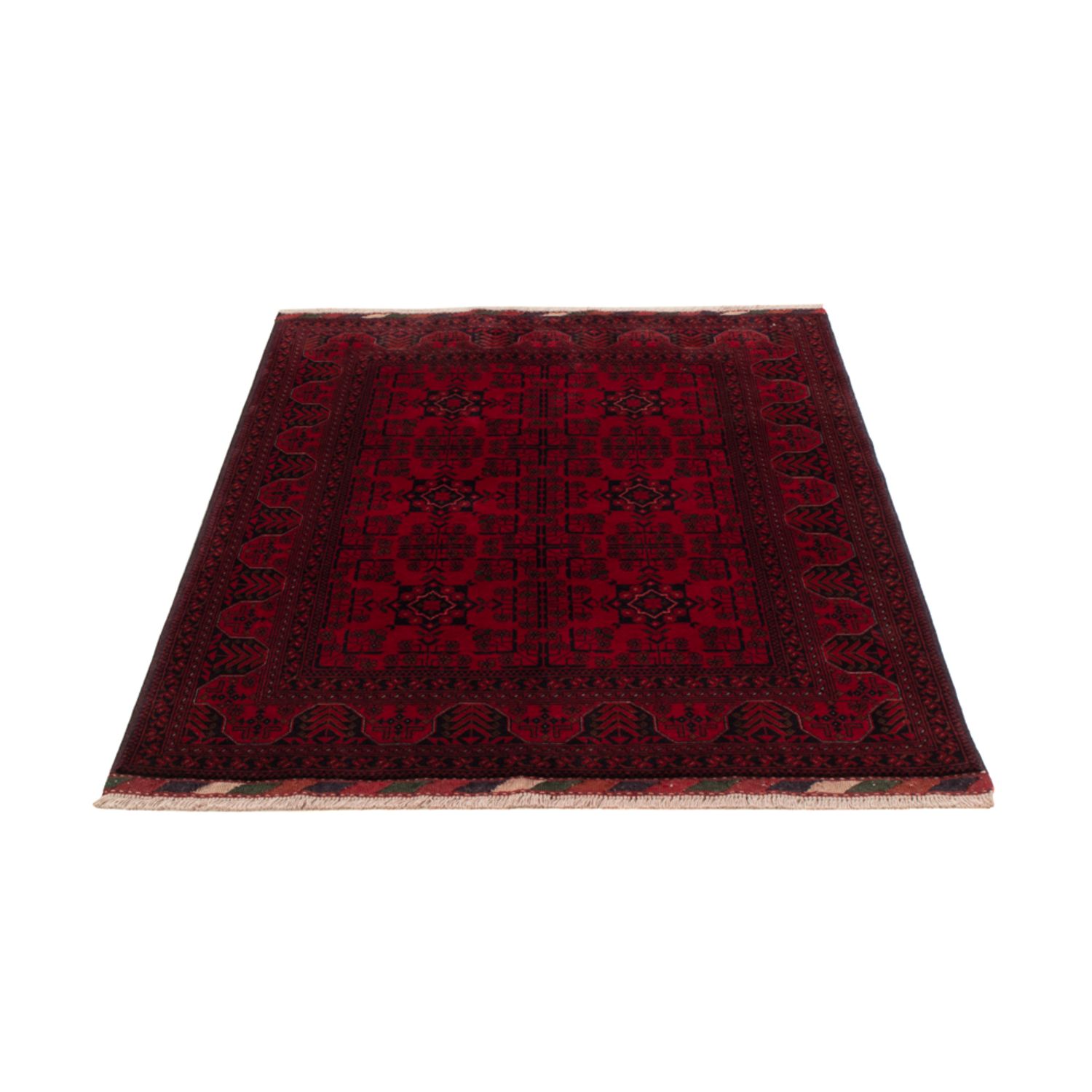 Afghan Rug - Royal - 146 x 100 cm - red