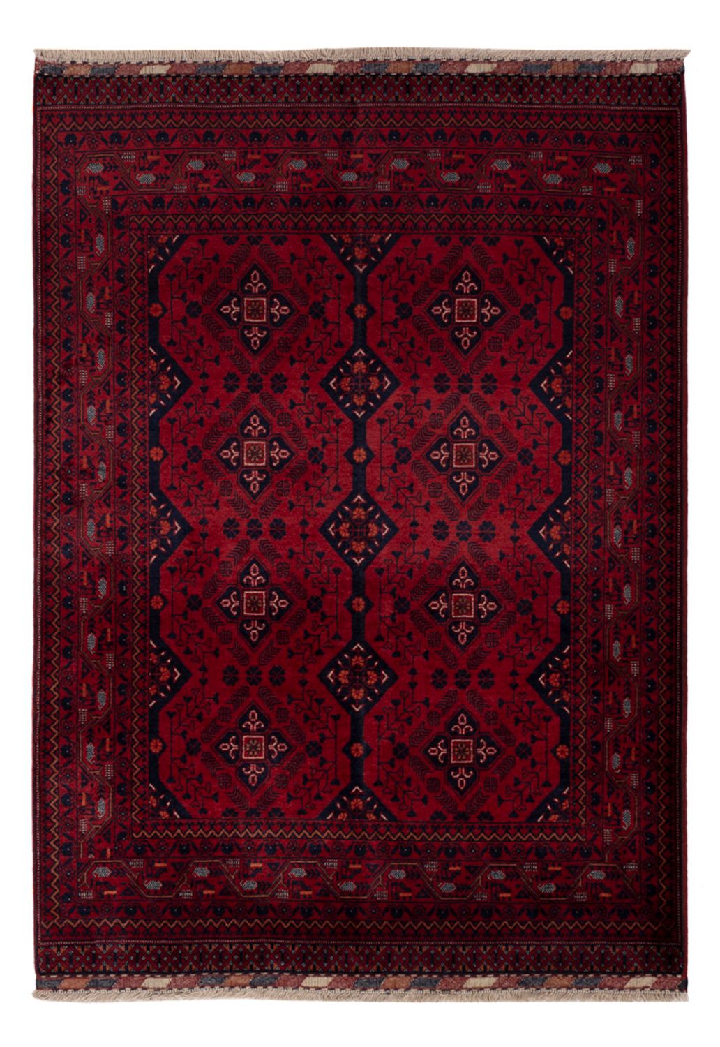 Dywan afgański - Royal - 145 x 103 cm - czerwony