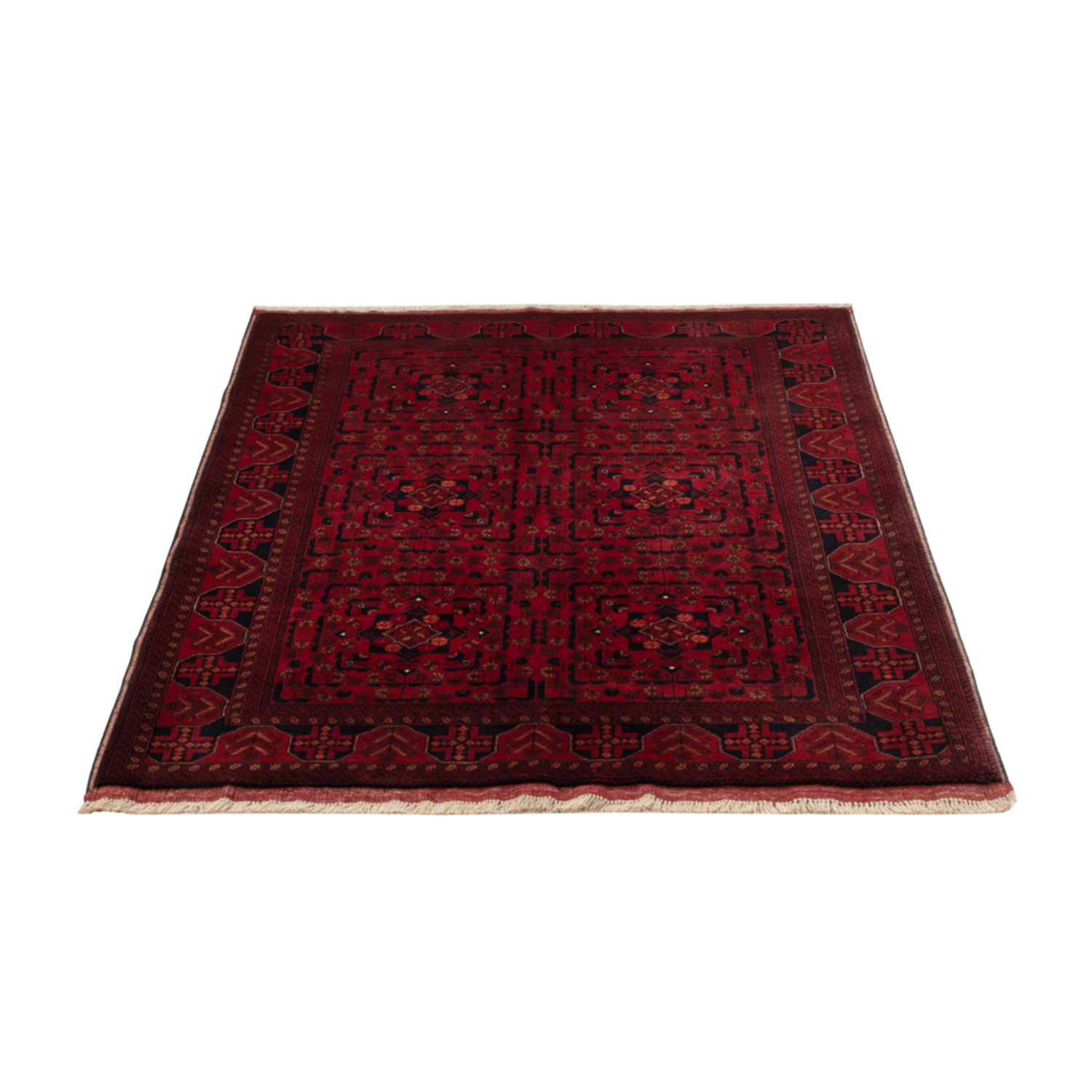 Afghan Rug - Royal - 147 x 102 cm - red