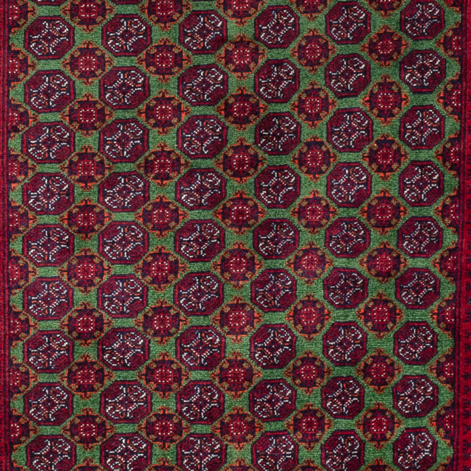 Afghaans tapijt - Koninklijke - 142 x 97 cm - groen