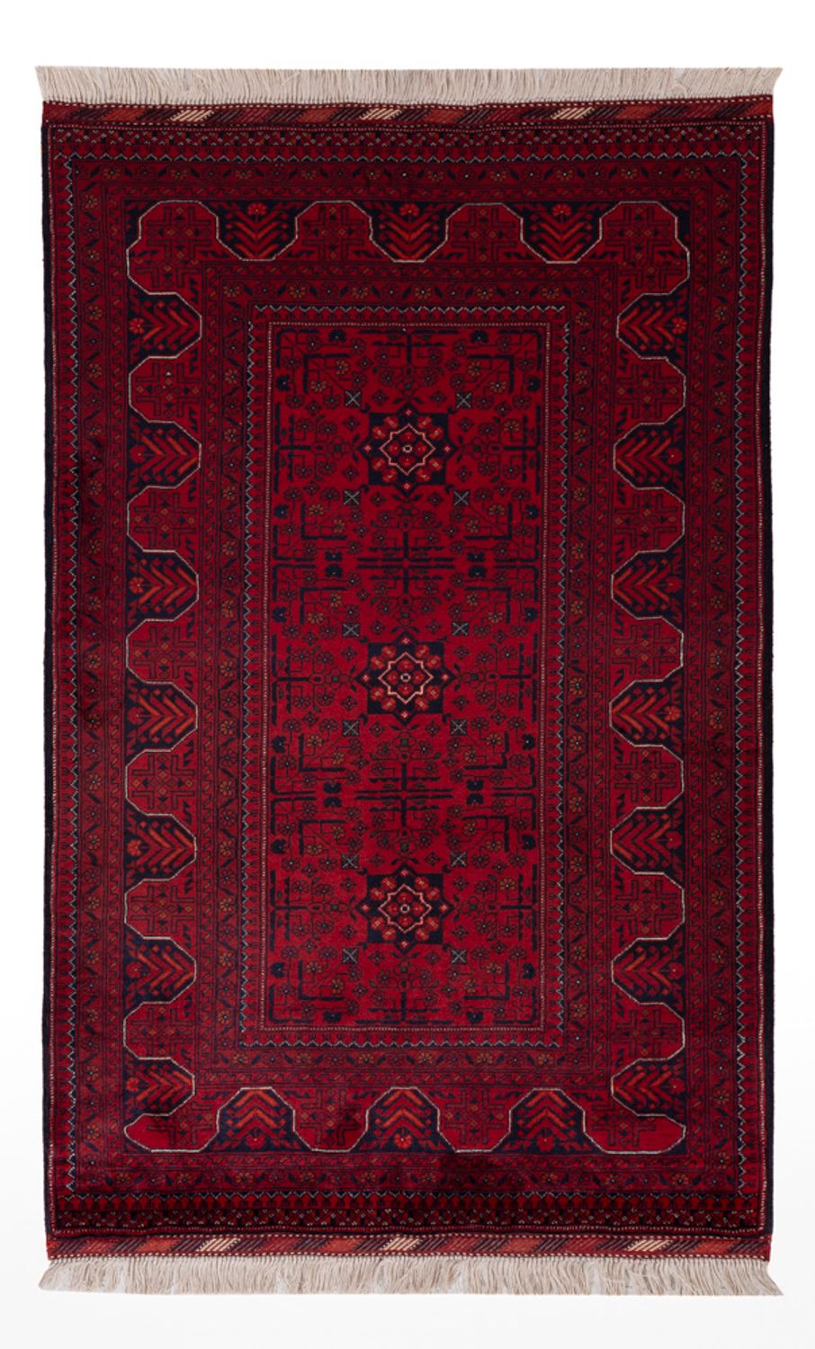 Afghan Rug - Royal - 152 x 97 cm - red